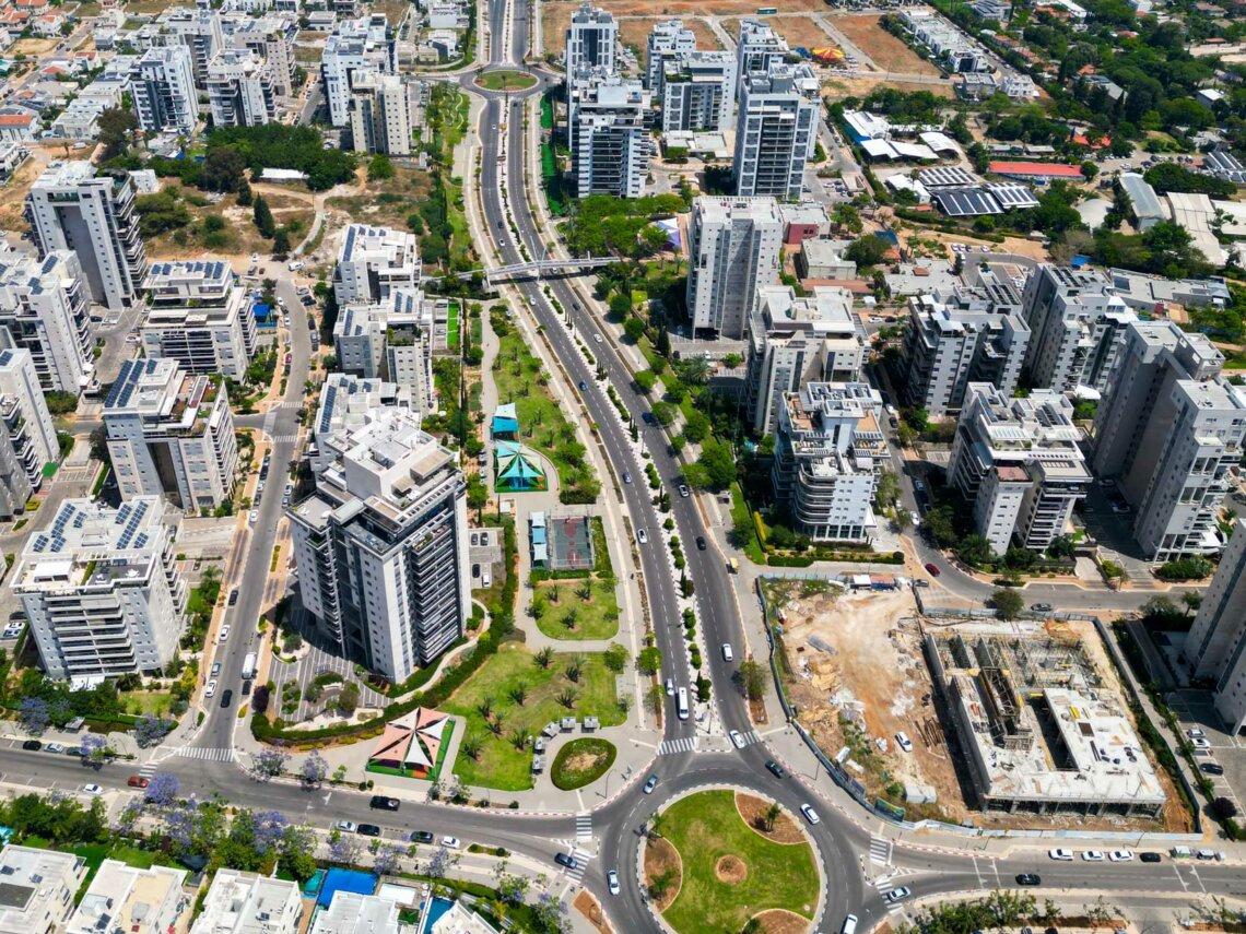 נחלת צפון צילום אוויר