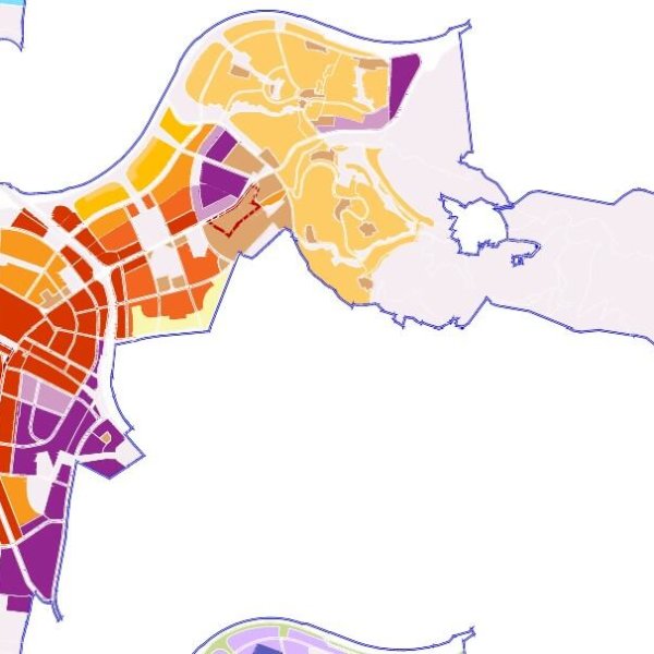 תוכנית כוללנית עפולה - מפת טיפוסי בינוי