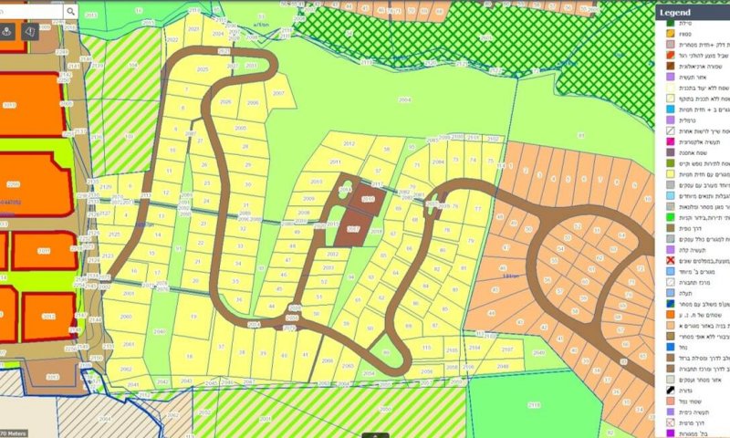 גבעת טוסקנה חיפה תשריט