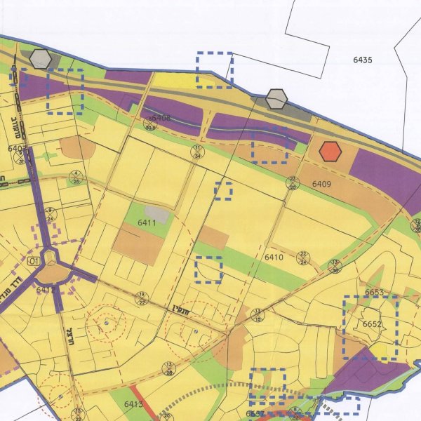 תשריט תוכנית כוללנית הר 2050 - הוד השרון - אזור מתחם 1202