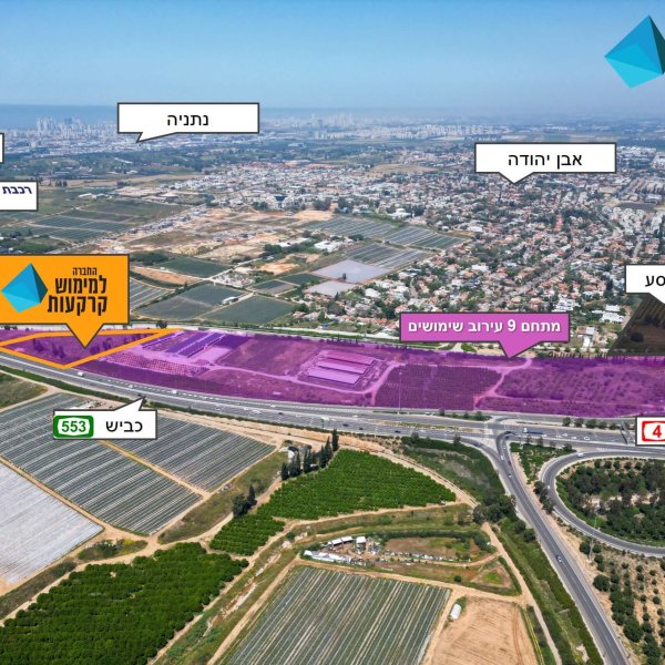 תצלום אוויר 1 מתחם 9 - אבן יהודה