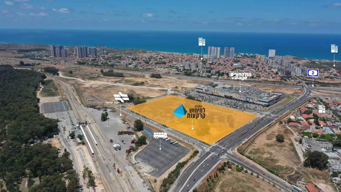 מתחם אנרג'י פארק צילום מהאוויר